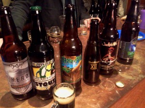 More of the evening's pours. Taster's choice all night long.